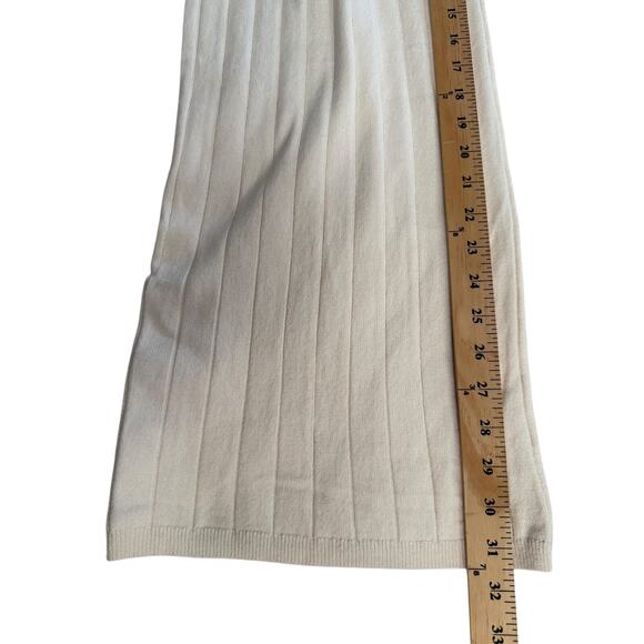 Skin Worldwide Kassidy Pant Women's L Whipped Cream Button Wide Leg Lounge Knit - Picture 8 of 9